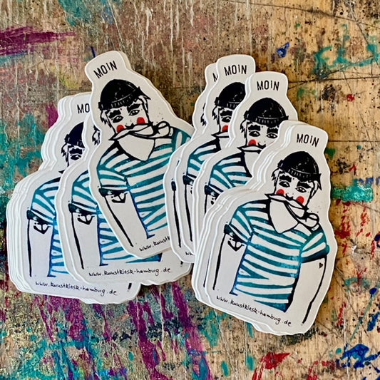 Sticker „Moin“ Matrose