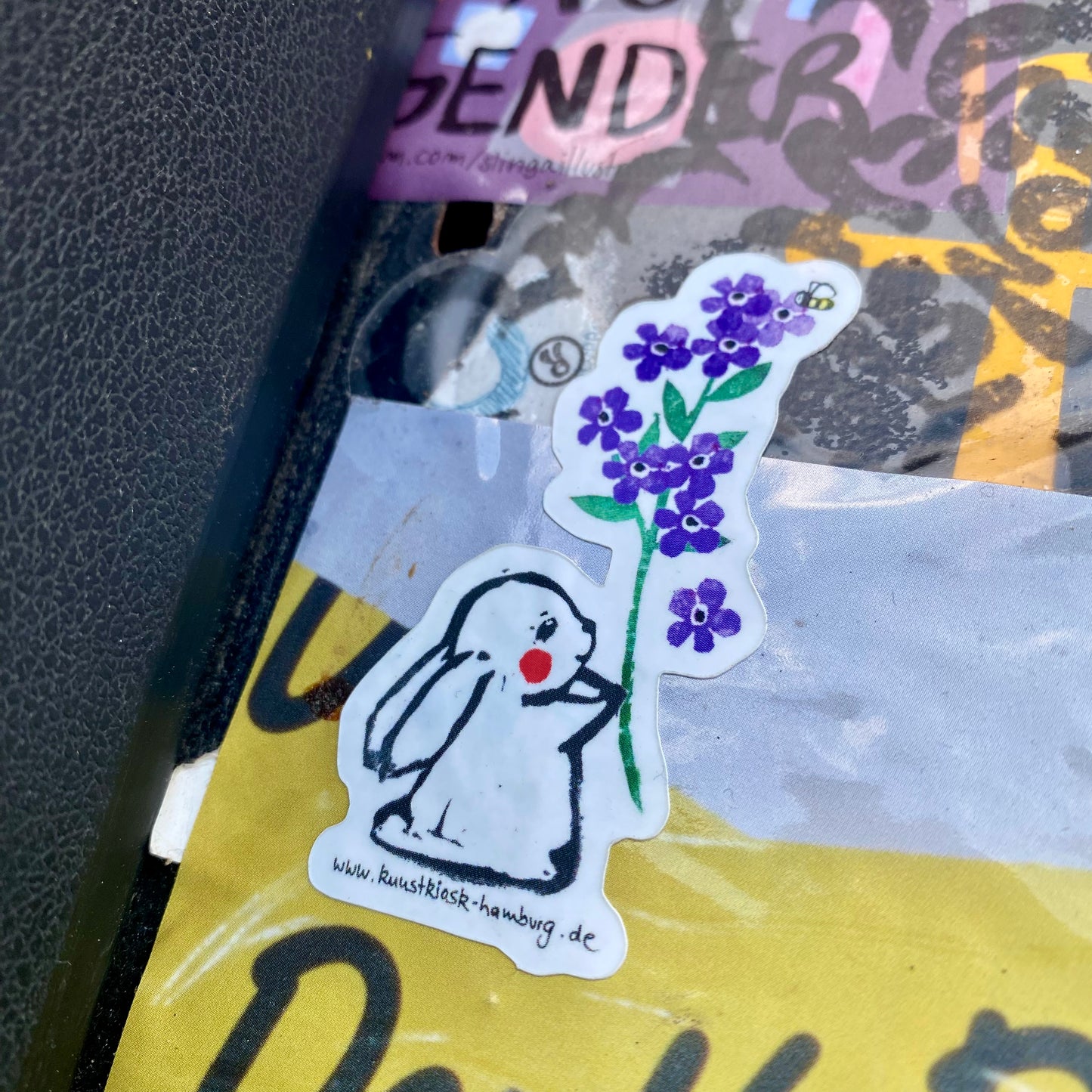 Sticker // Vergissmeinicht Hasi