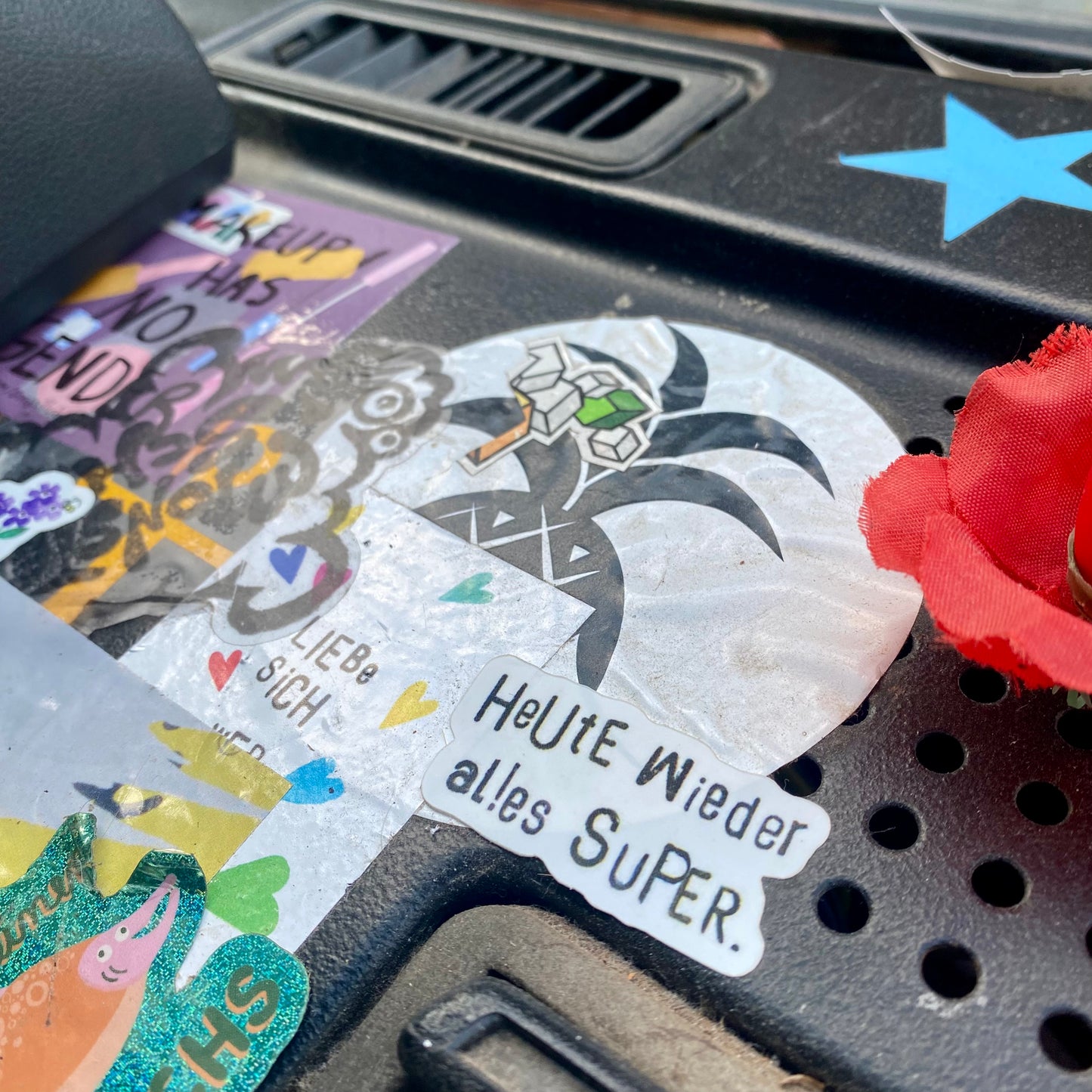 Sticker „Heute wieder alles super“