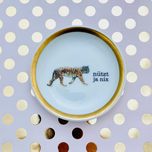 Wandteller „Nützt ja nix“ – Mini von Herr Fuchs (10 cm)