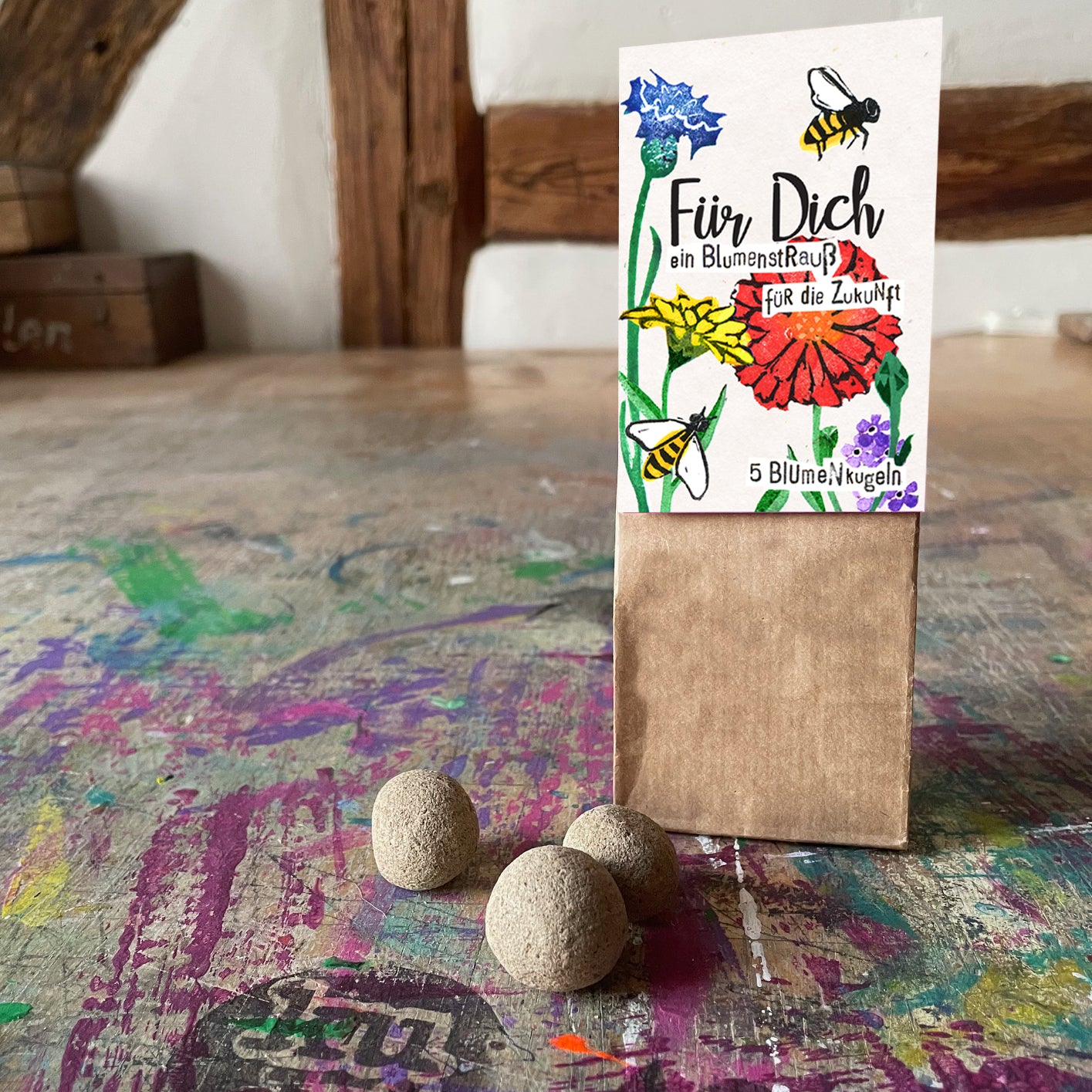 kuki Blumenkugeln / Ein Blumenstrauß für die Zukunft