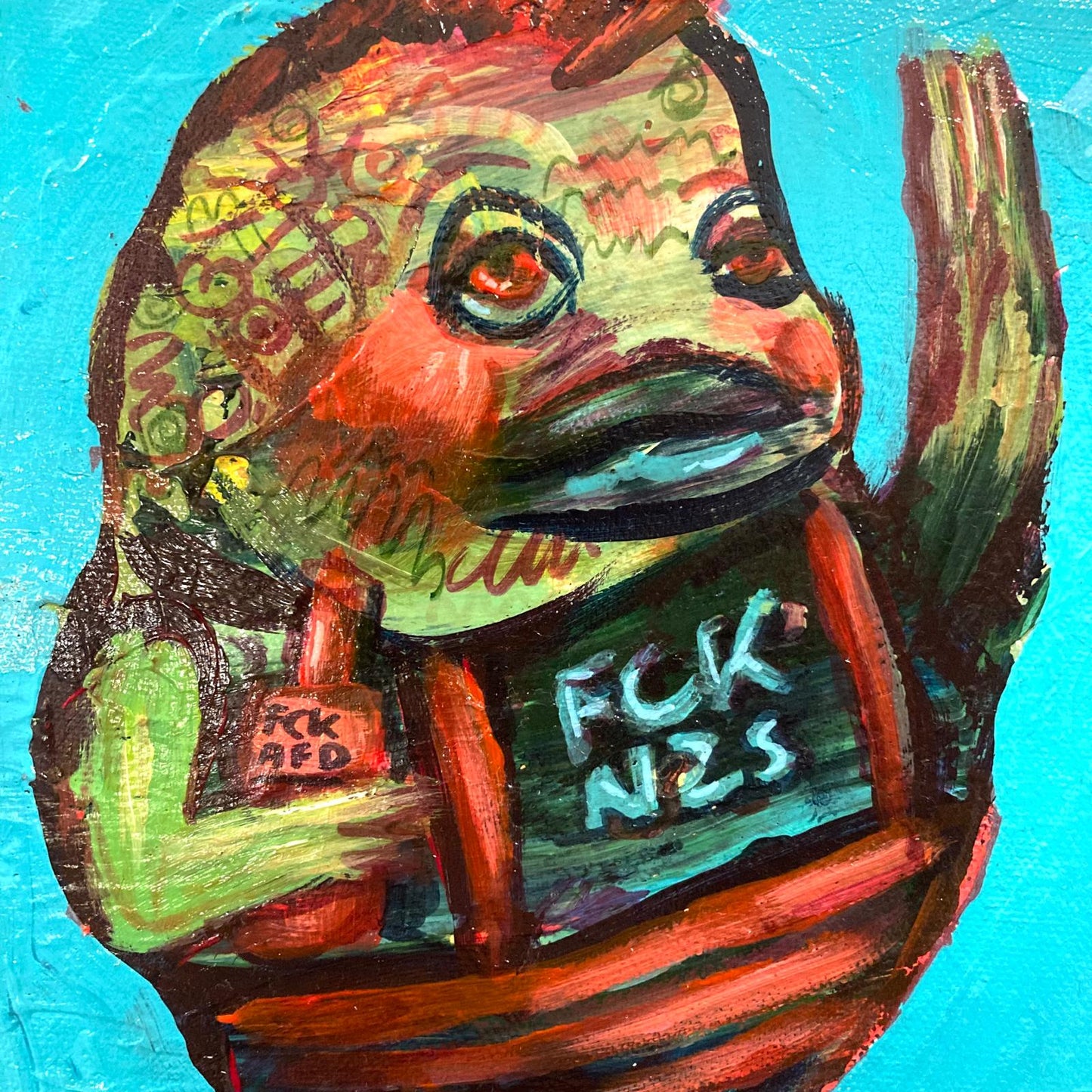 Anti Fascho Fisch // Uli Pforr