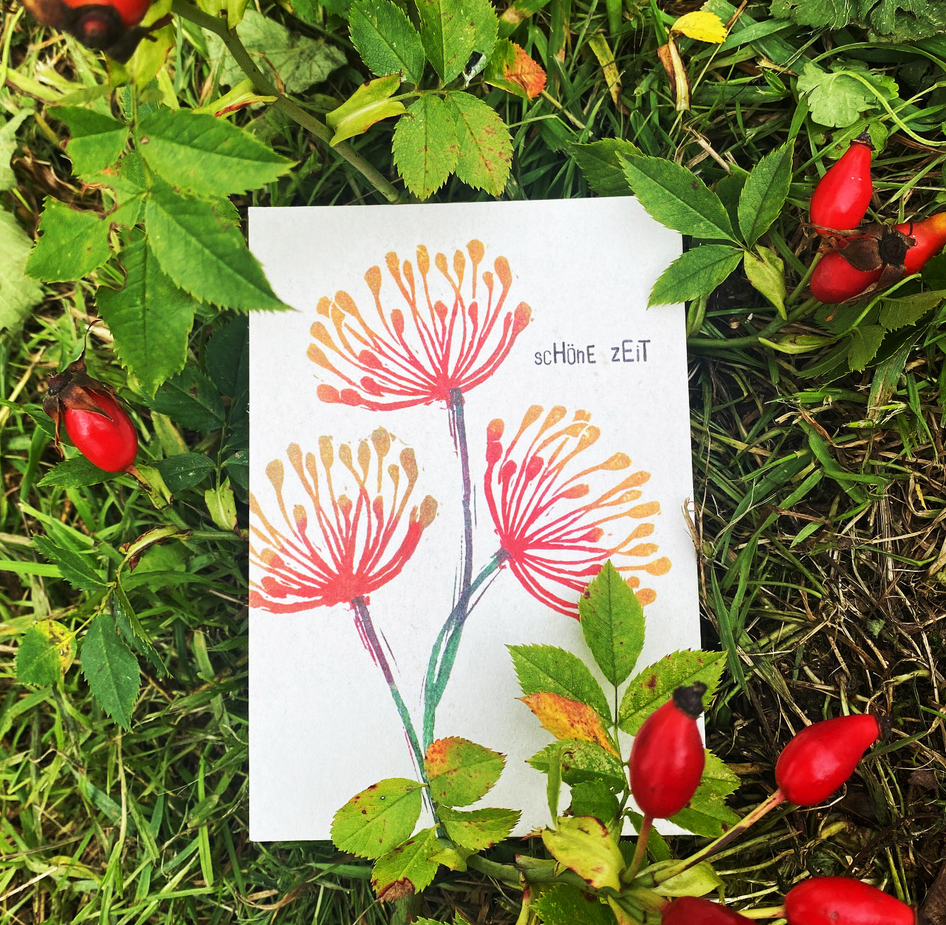 kuki Postkarte // "Schöne Zeit"