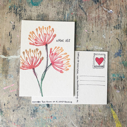 kuki Postkarte "Schöne Zeit"