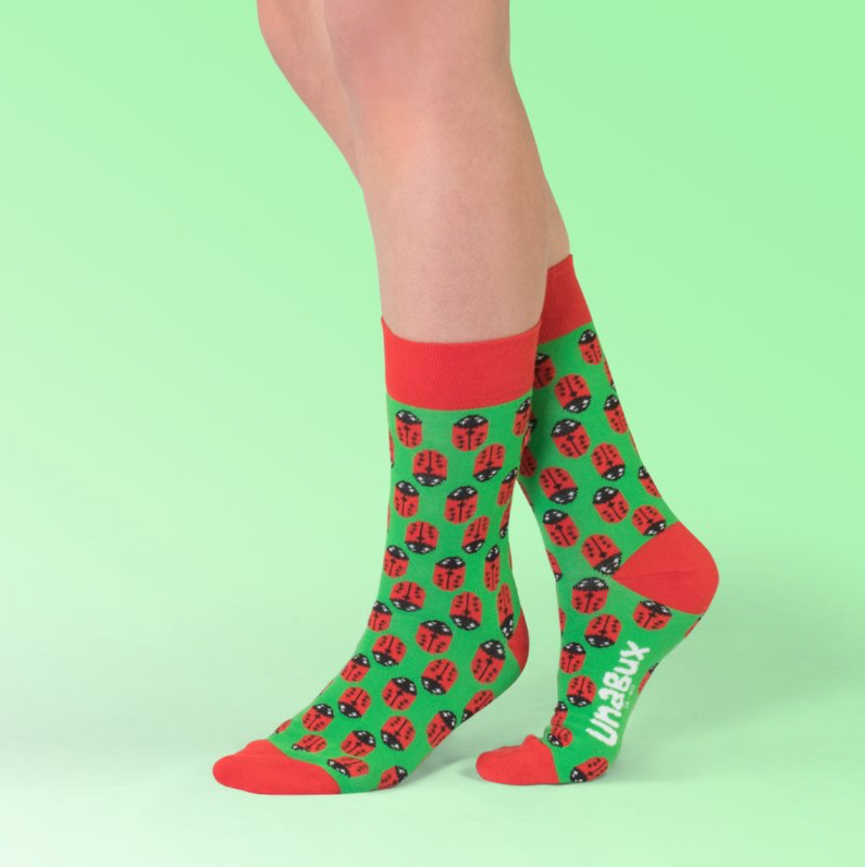 Socken // Marienkäfer