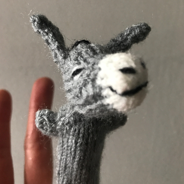 Fingerpuppe // Esel