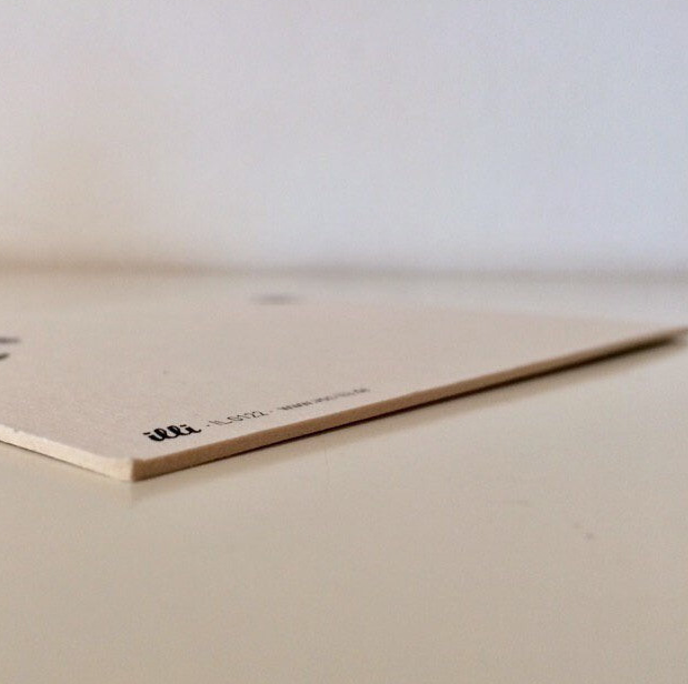Postkarte illi // Danke Vogel