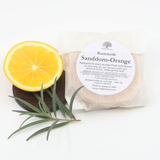 Rasierseife Sanddorn-Orange