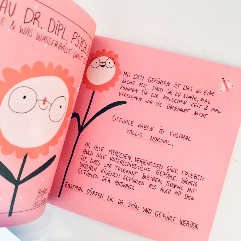 Frau Dr. Dipl. Psych. Blume // Comic by Janine Selle & Slinga