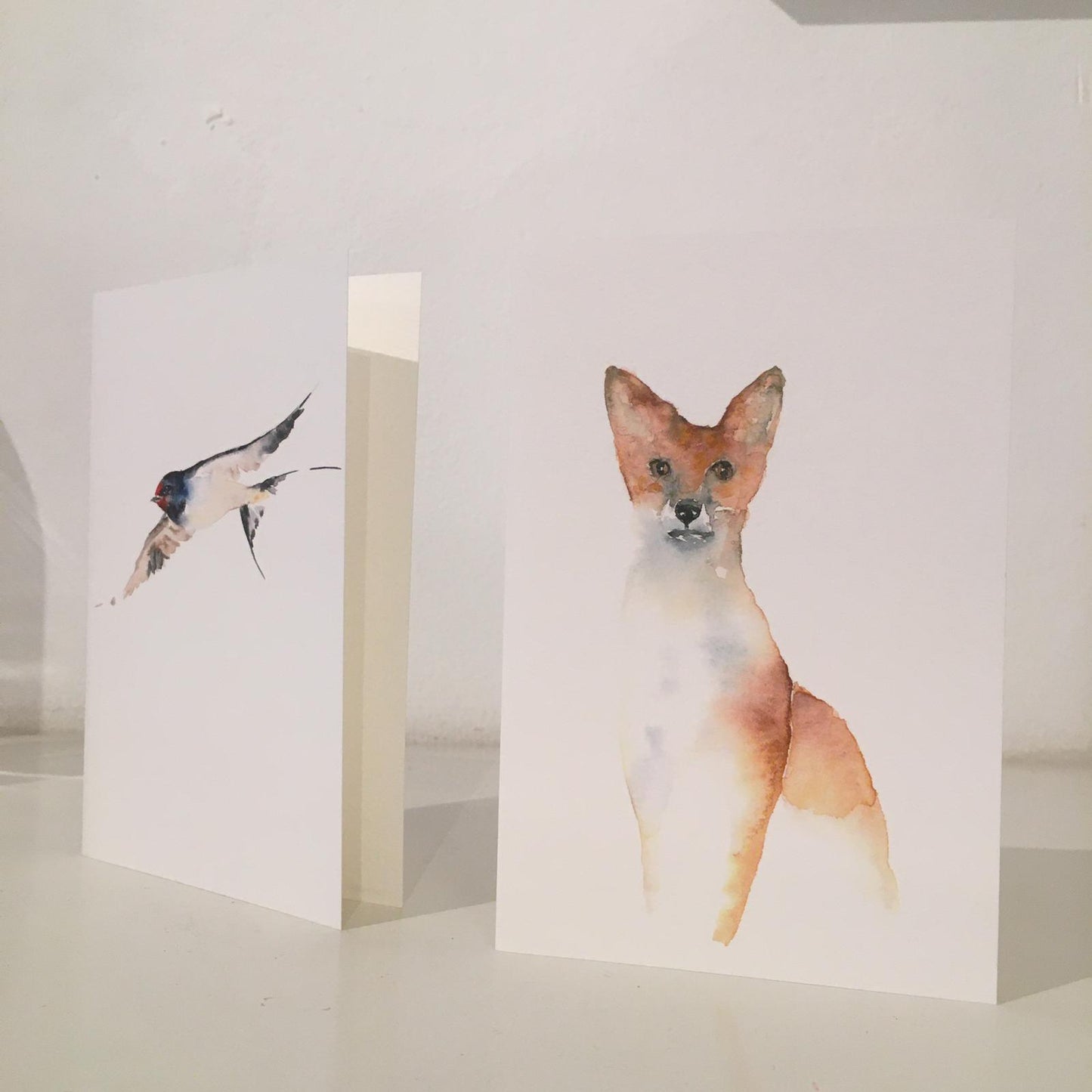 Fuchs Aquarell Grußkarte // Catherina Türk