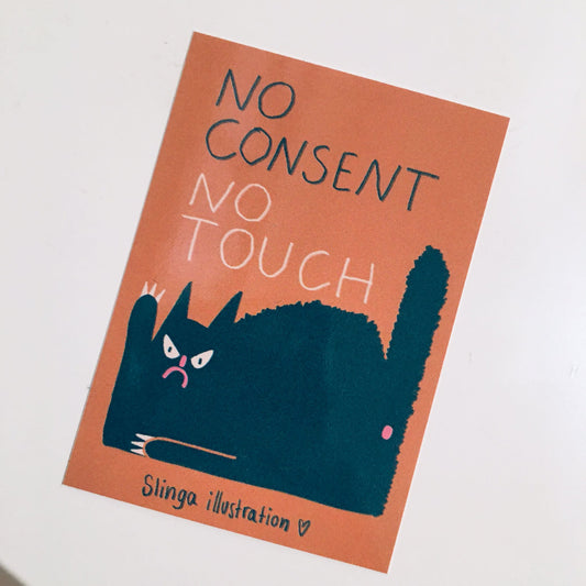 Sticker Slinga // NO CONSENT NO TOUCH