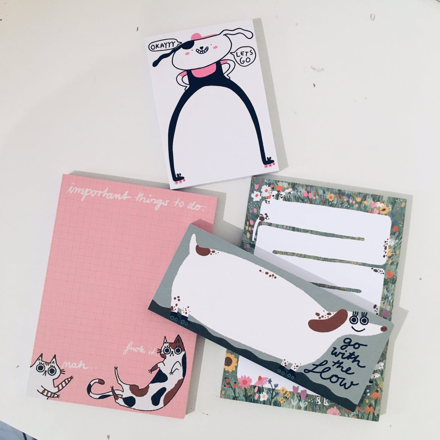 Notizblock Slinga // Go With the Flow