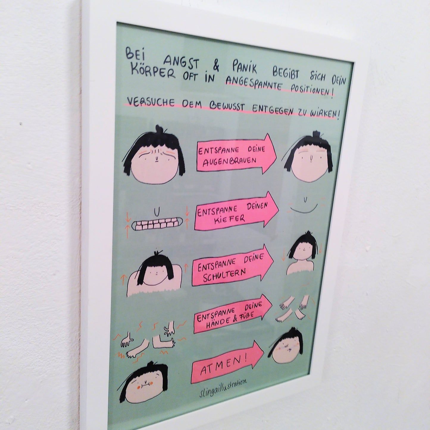 Print II Wendeposter Slinga // Angst & Panik