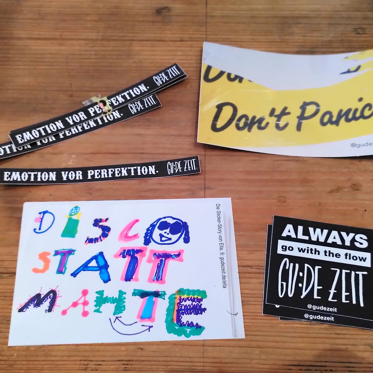 Sticker Gude Zeit // DiSCO STATT MATHE