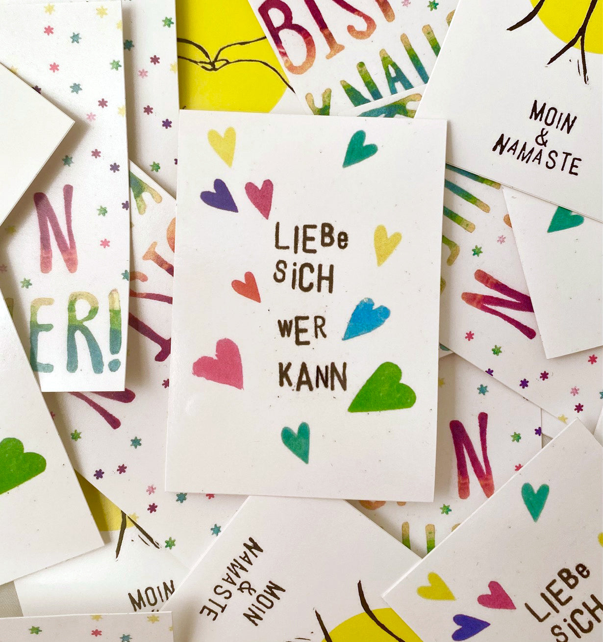 kuki Sticker // "Liebe sich wer kann"