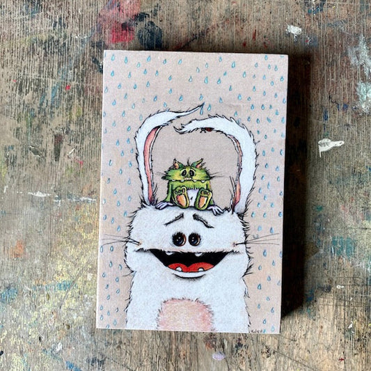 MonStarZ auf Holz "Hamburger Wetter"