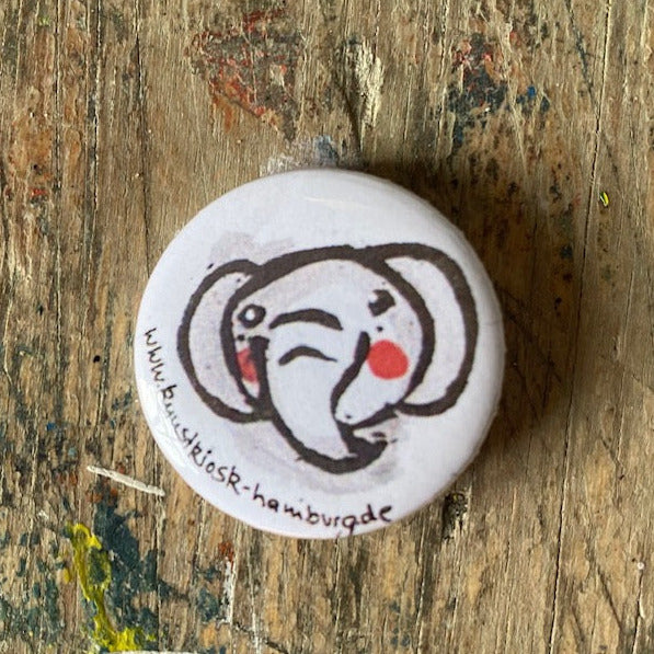 kuki Magnet oder Button // Cute Heads