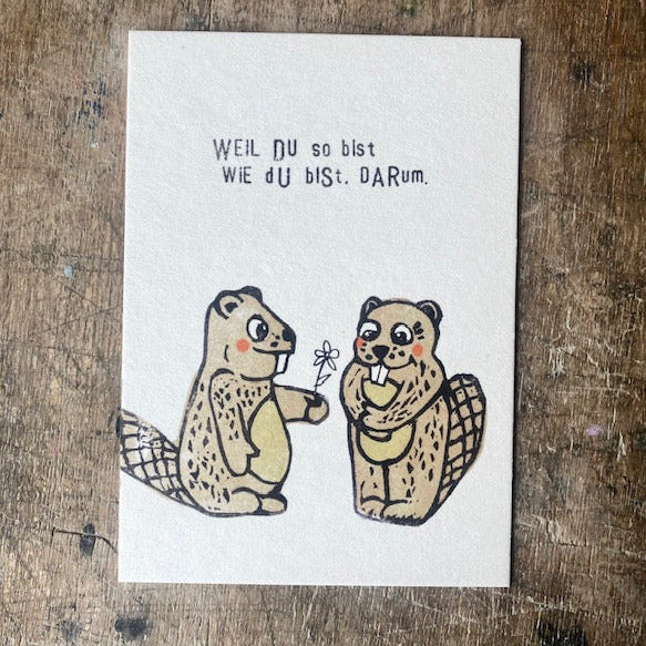kuki Postkarte // "So wie du bist"