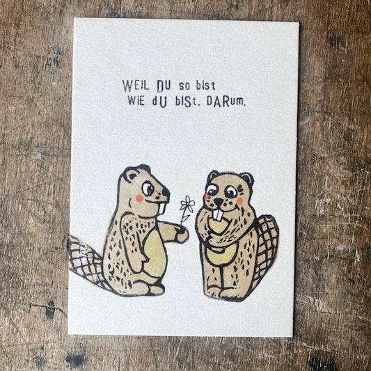 kuki Postkarte  "So wie du bist"
