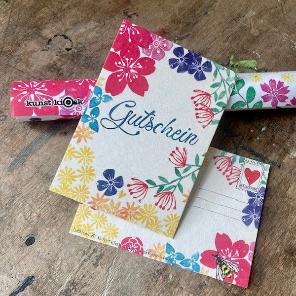 kuki Postkarte, Gutschein