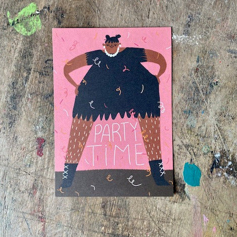 Postkarte Slinga // Partytime