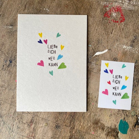 kuki Sticker // "Liebe sich wer kann"