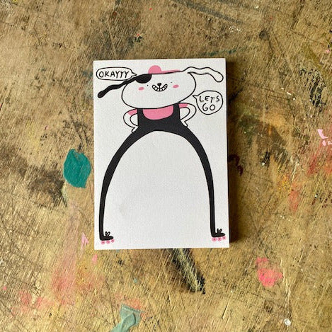 Notizblock Slinga // Let's Go Okayyy