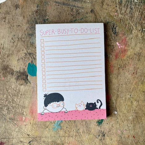 Notizblock Slinga //Super Busy To Do List