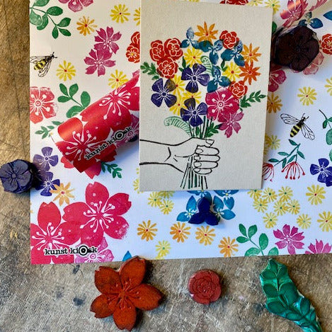 kuki Postkarte "Blumenstrauß"