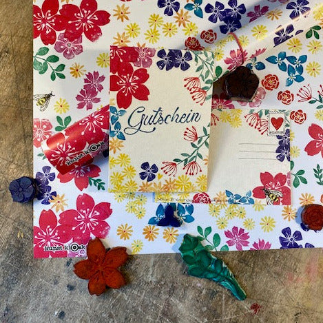 kuki Postkarte, Gutschein