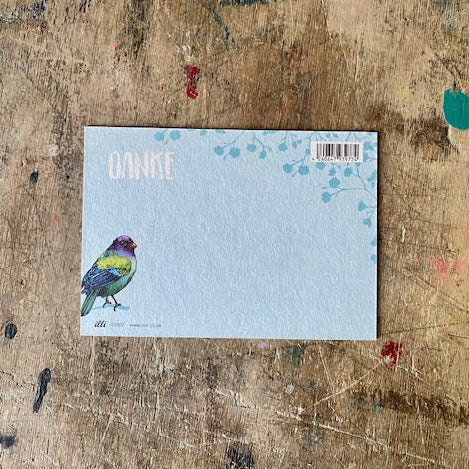 Postkarte illi // Danke Vogel