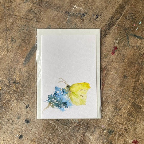 Schmetterling Aquarell Grußkarte // Catherina Türk