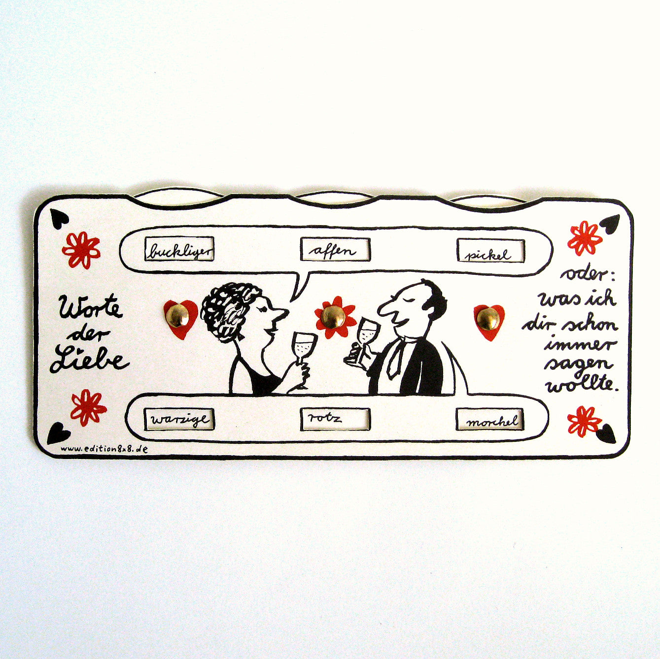 Bastelbogen Edition 8x8 // Worte der Liebe