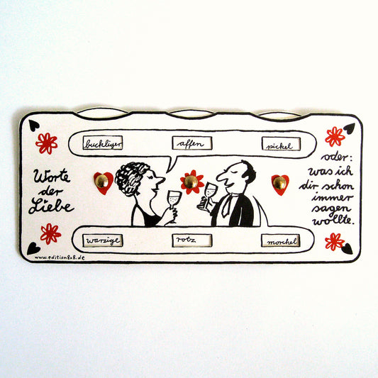 Bastelbogen Edition 8x8 // Worte der Liebe