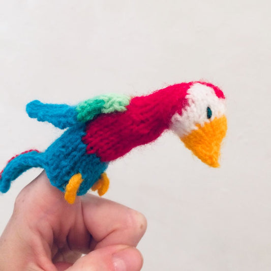 Fingerpuppe // Papagei