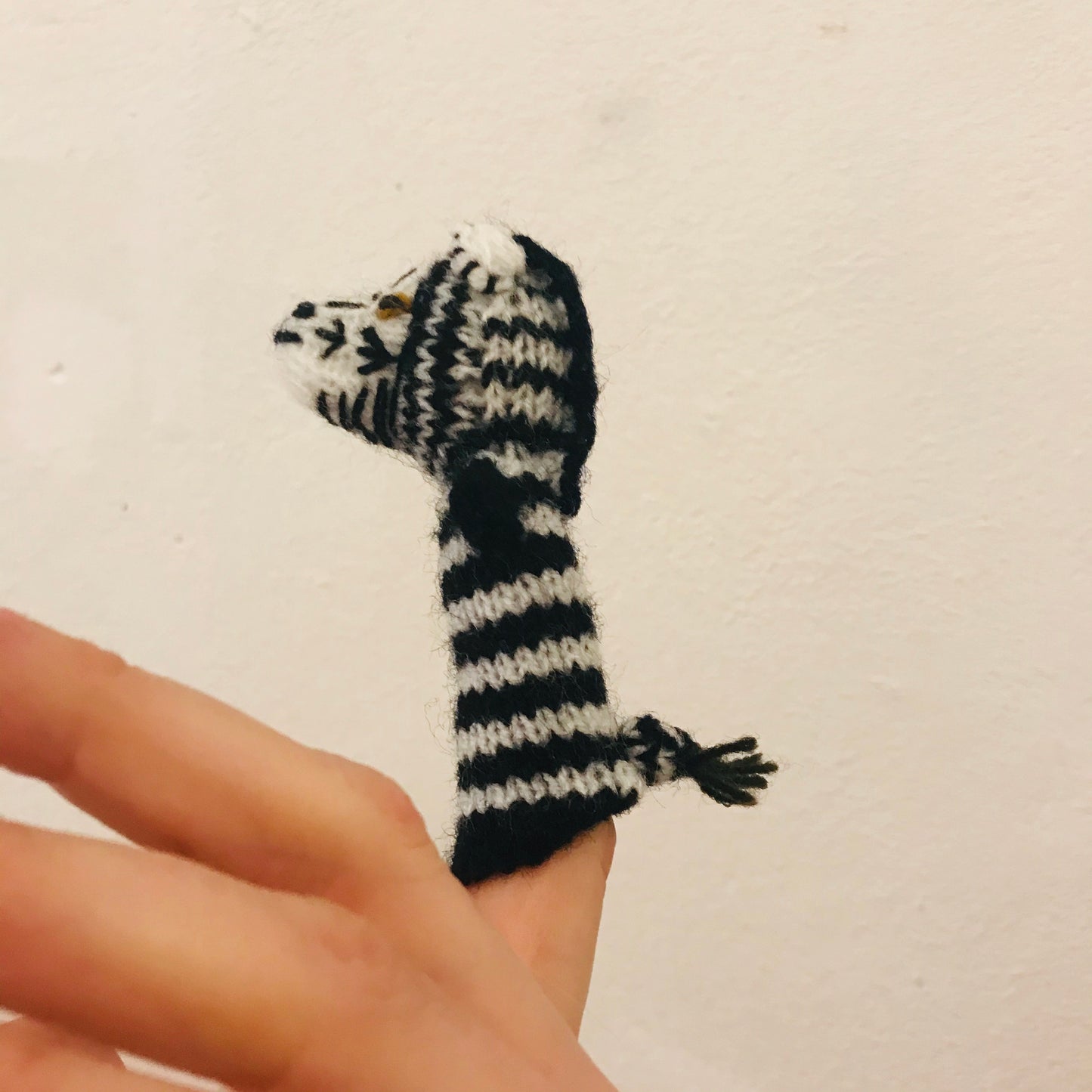 Fingerpuppe // Zebra