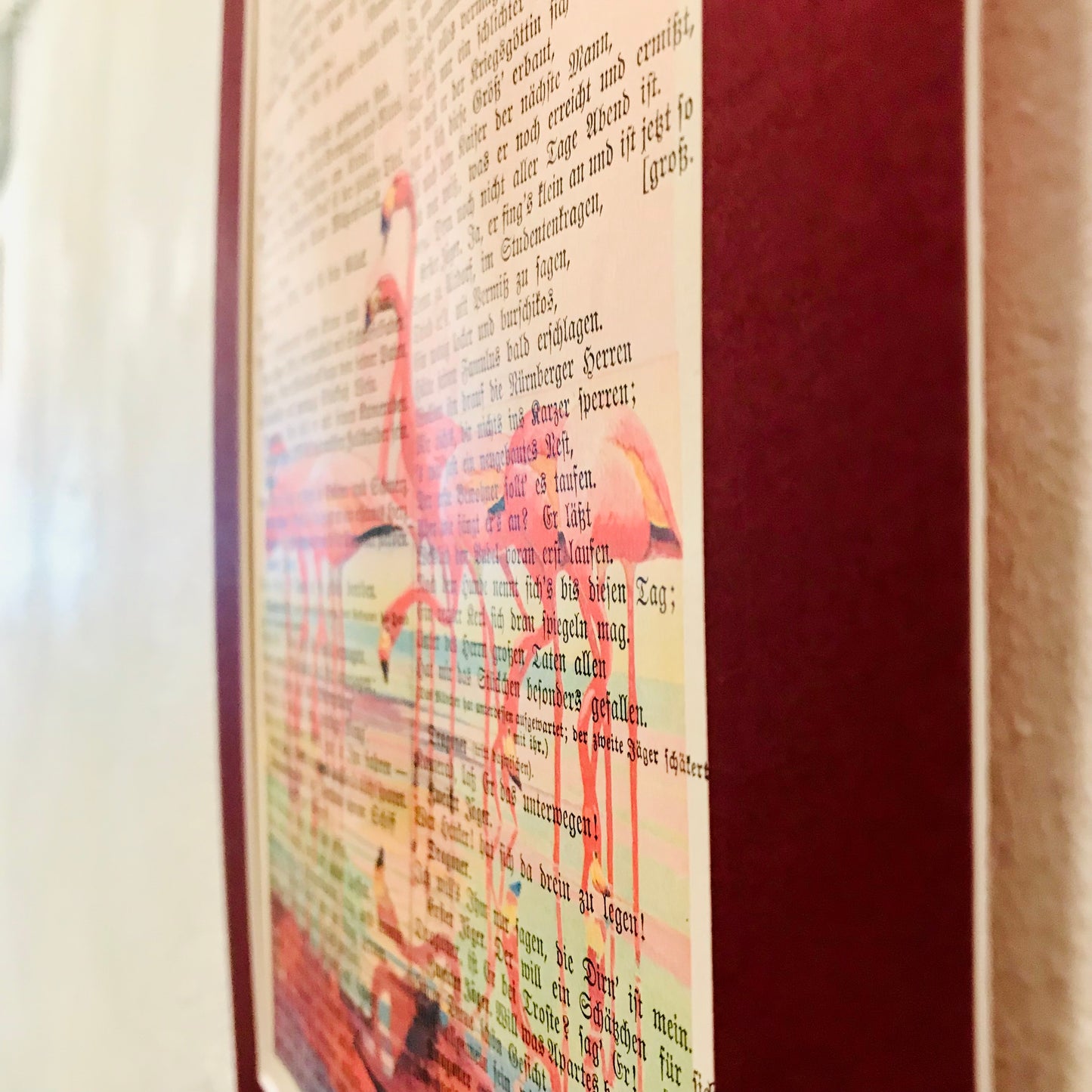 Vintage Seite // Flamingos