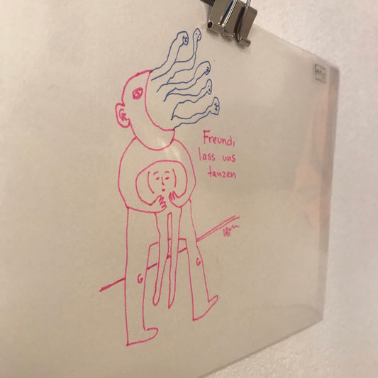 Originalzeichnung K.Kopp // „Freund, lass uns tanzen“