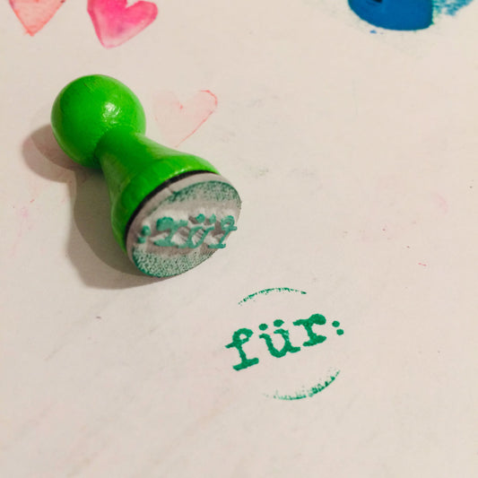 Mini Stempel // „für“