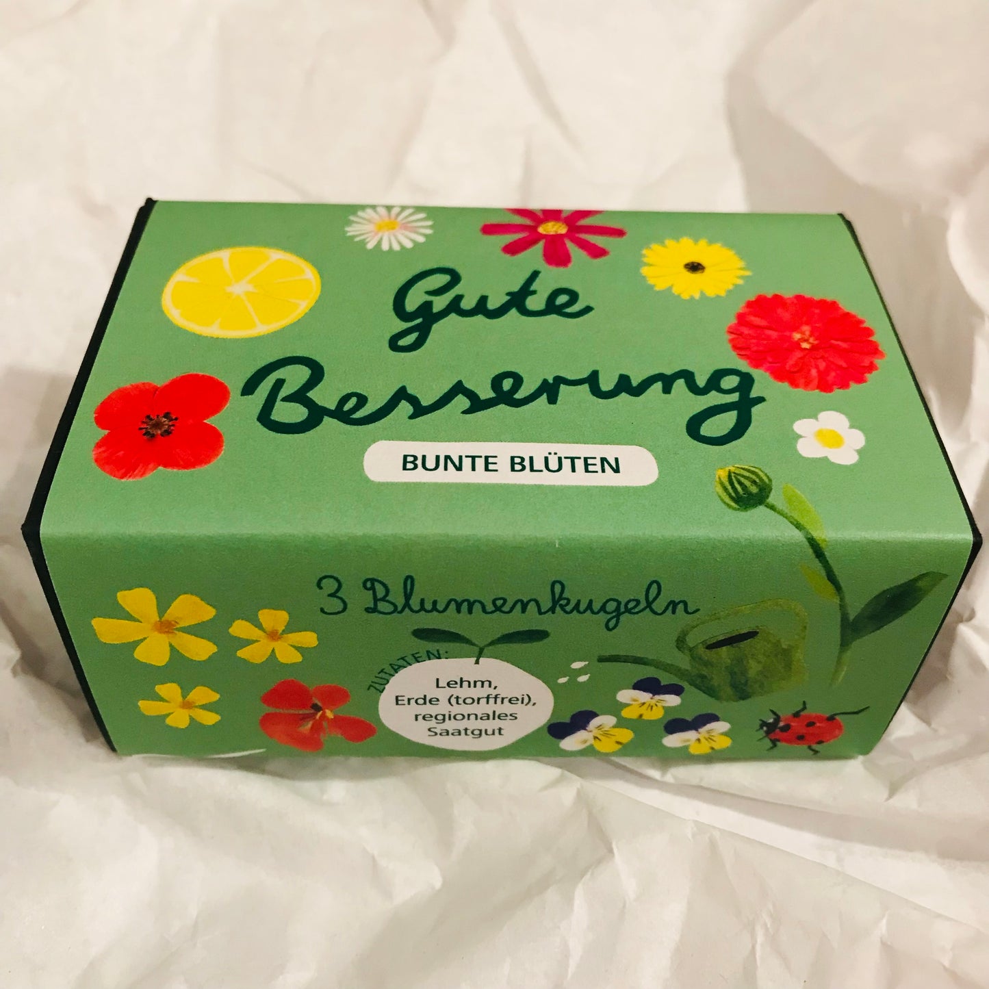 GUTE BESSERUNG Blumensamenkugeln