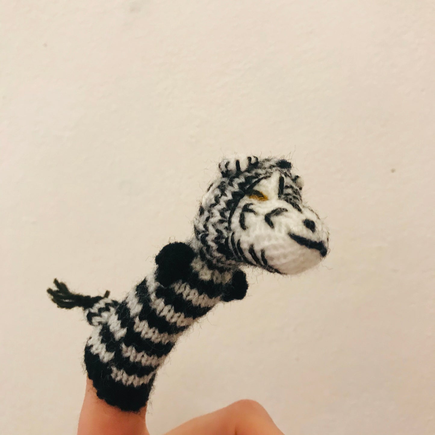 Fingerpuppe // Zebra