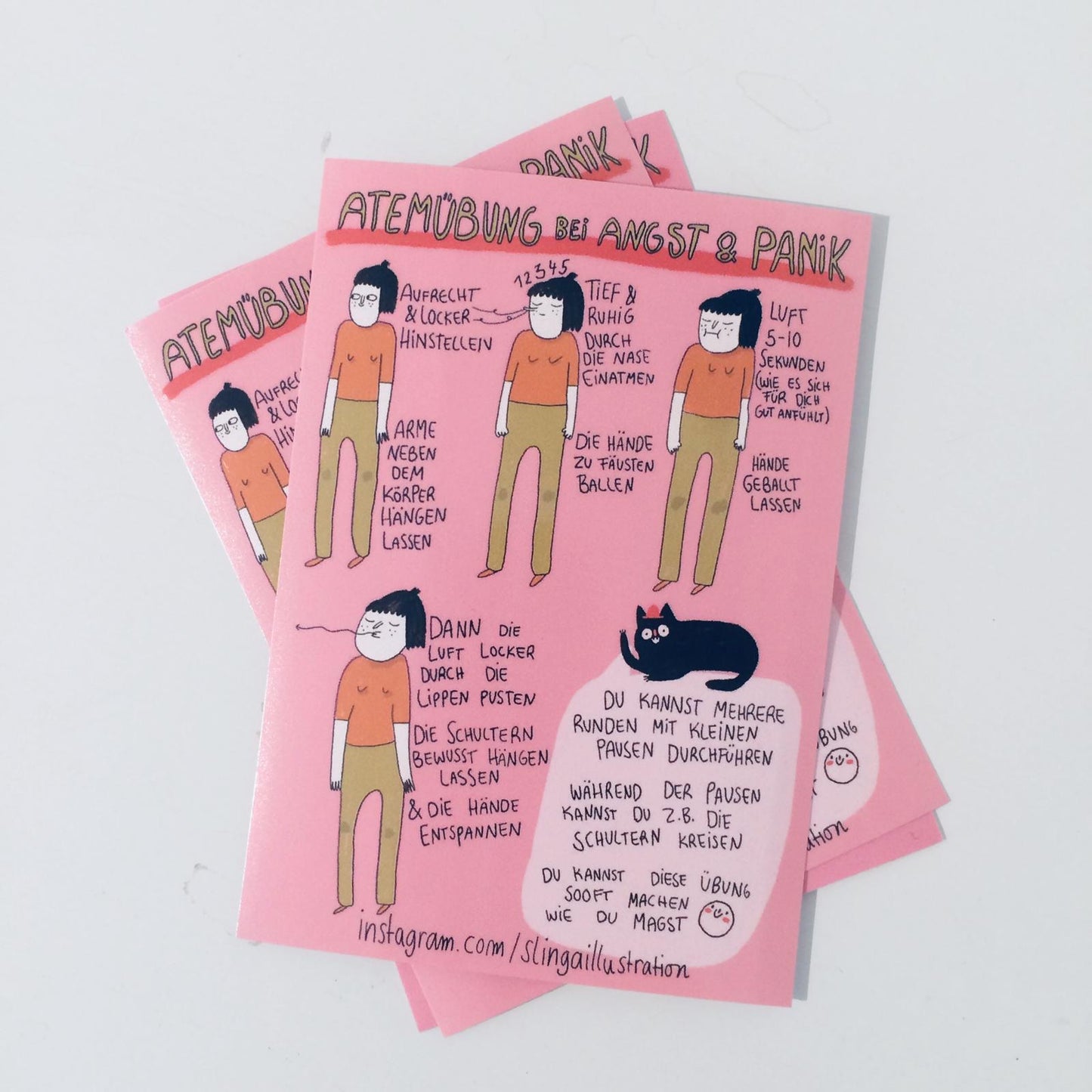 Slinga Sticker // Angst & Panik Übung