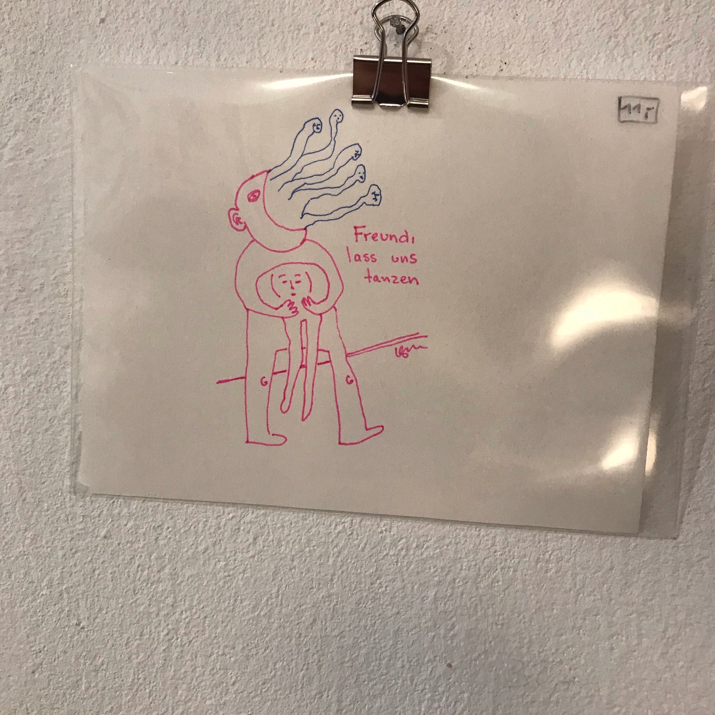 Originalzeichnung K.Kopp // „Freund, lass uns tanzen“