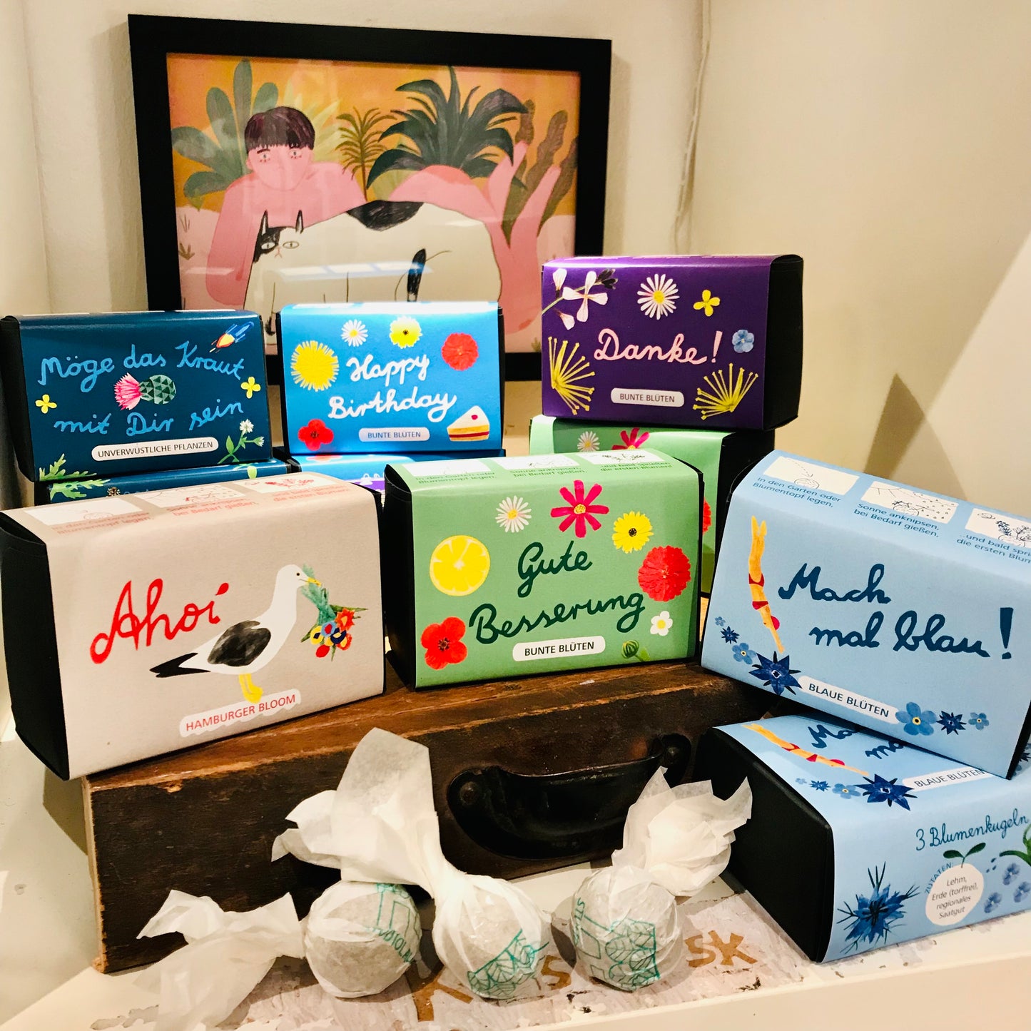 MACH MAL BLAU Blumensamenkugeln