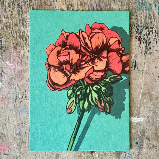 Postkarte ili // Geranie