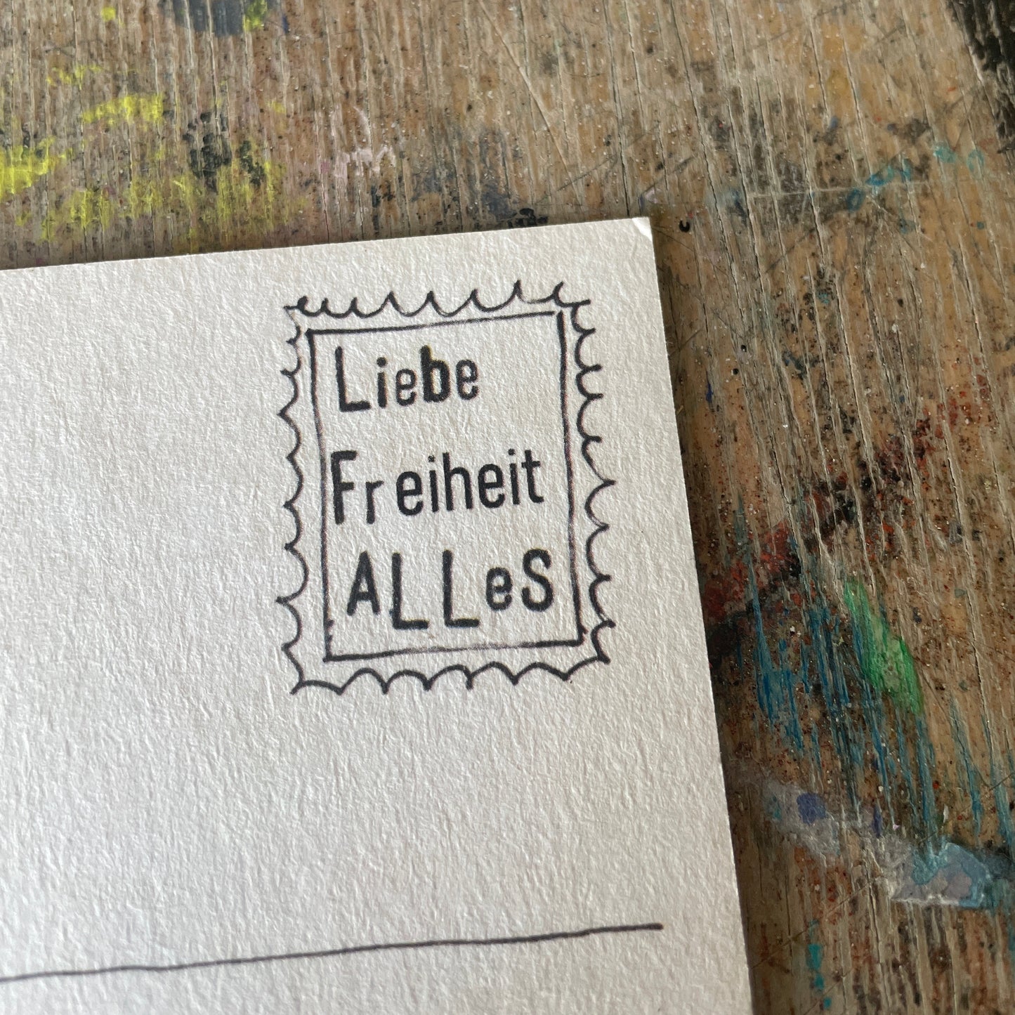 „Peace“ Friedenstaube kuki Karte