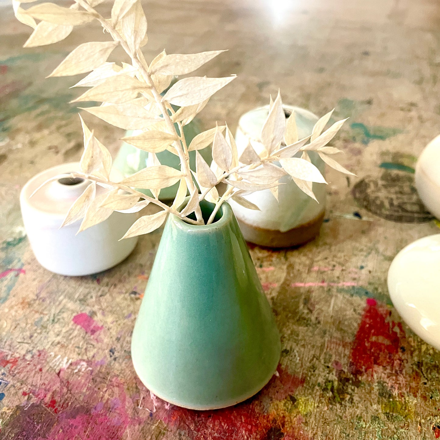 mini Vase // Grüntürkis