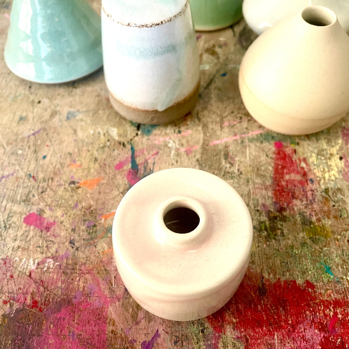 mini Vase // hell, rosa ￼