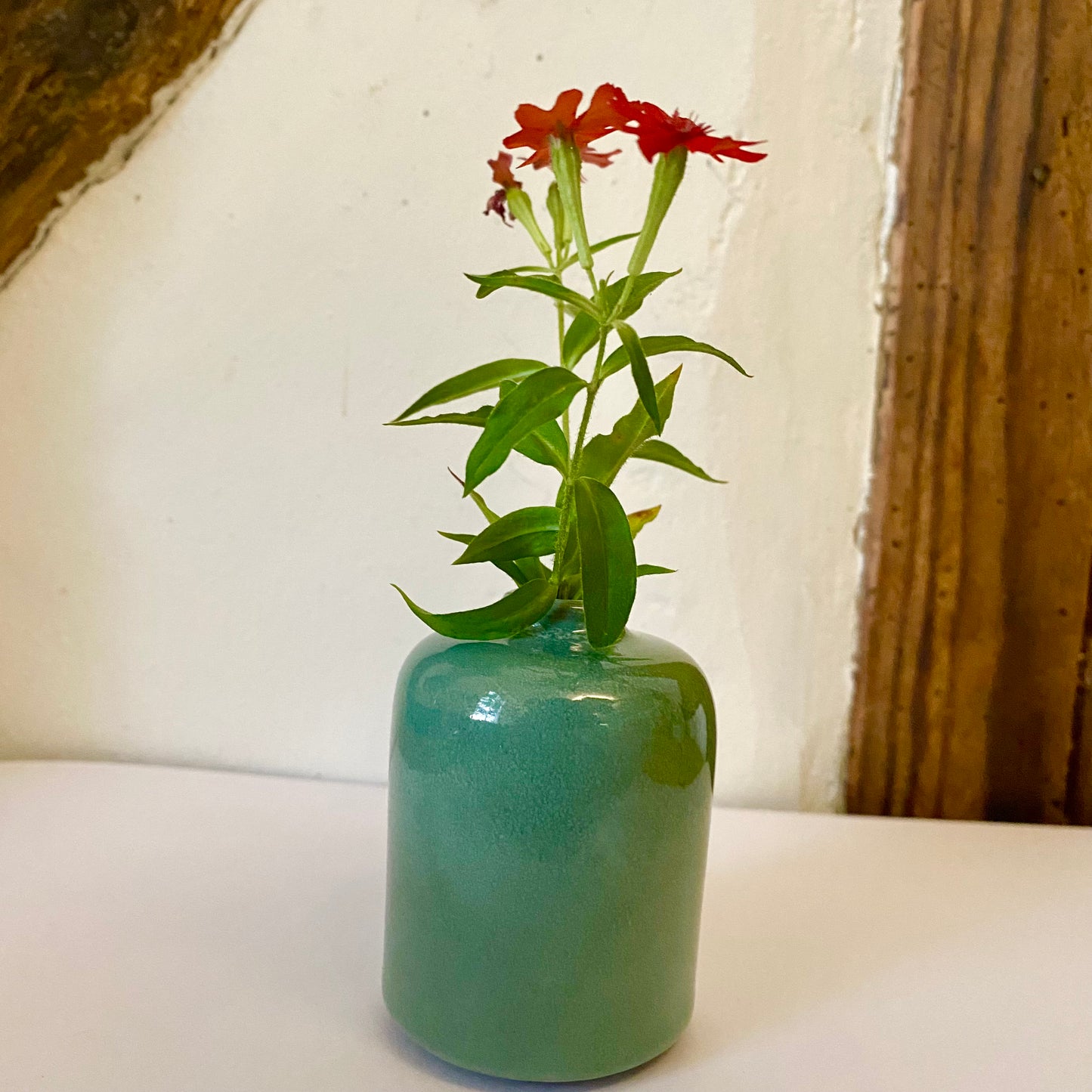 mini Vase // flaschengrün