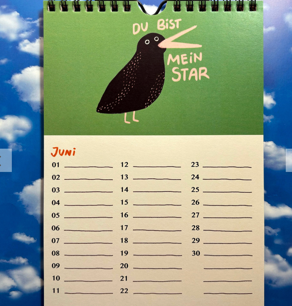 Kalender / Der Gans Liebe VogelKalender